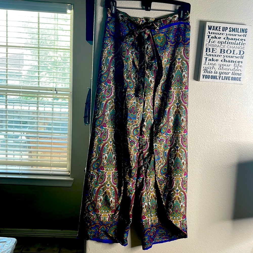 Open pant leg wrap